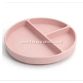 Silicone baby food plate